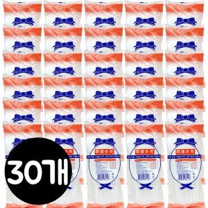 대성  위생수저 10p 30개/일회용숟가락/일회용스푼/캠핑수저/총300입