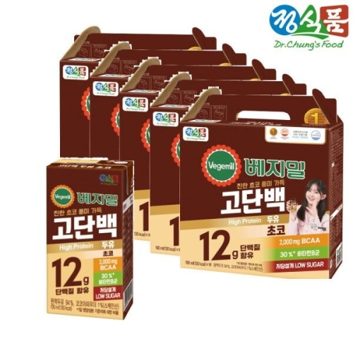 정식품 베지밀 고단백 초코두유 190ml
