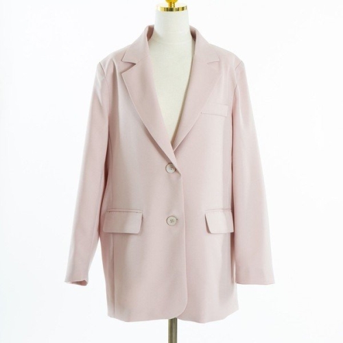 아이우먼 셀러허브_여성트랜드패션 투버튼ST배색트임자켓 CMG554M403 빅사이즈