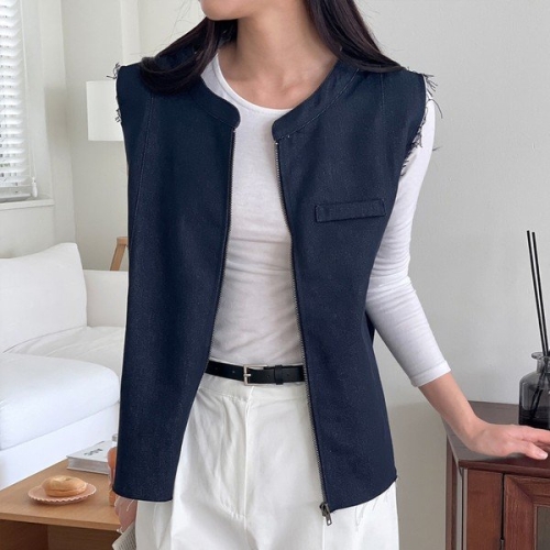 아이우먼 엣지청집업숏베스트 IRP108M403 빅사이즈