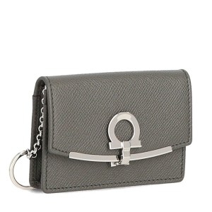 페라가모 간치니 22 D198 DARK GREY 762995 카드지갑