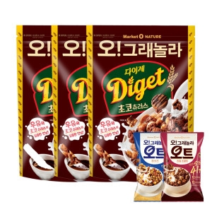 오리온  오 그래놀라 다이제 초코츄러스 300g