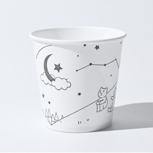 한빛  6.5온스 우리들의 별 종이컵