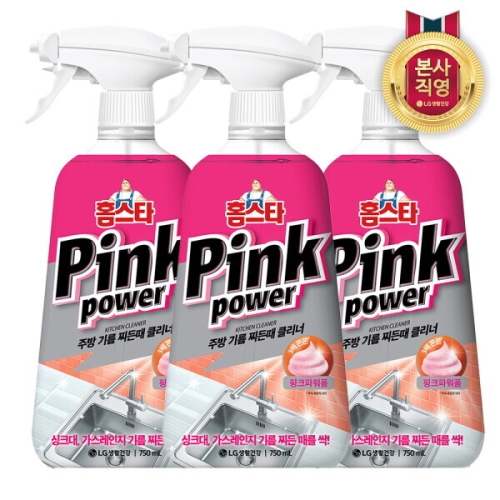 홈스타 핑크파워 주방기름찌든때 클리너 750ml
