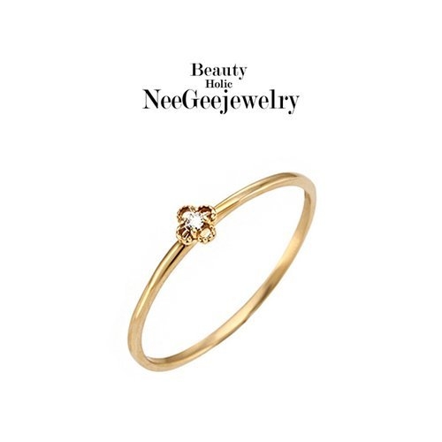 니지  꽃망울 반지 14K