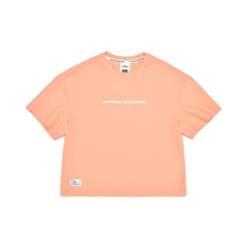 내셔널지오그래픽  키즈 여아 워터 반팔티 K242GRG710 PEACH 130