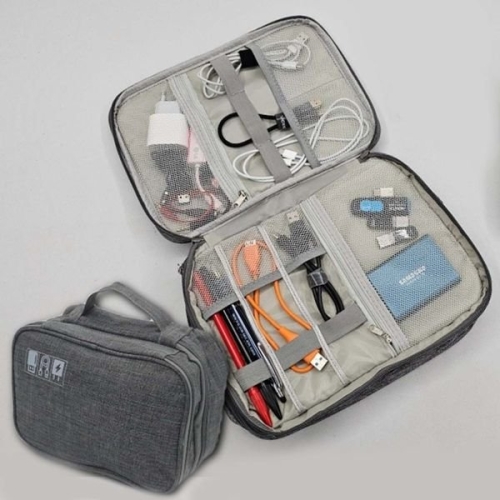 알티피아 전자기기 여행 출장용 2단대용량백 회색 WCFD1F1