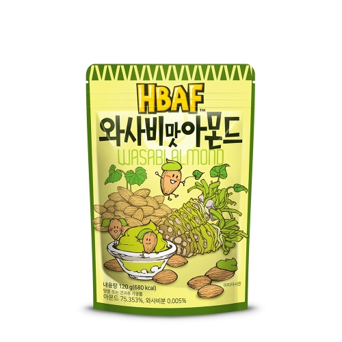 HBAF 와사비맛 아몬드 120g
