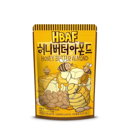 (주)바프 HBAF 허니버터 아몬드 120g