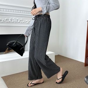 오너클랜 욘데 스트라이프 쿨 찰랑 통바지 USD-240413