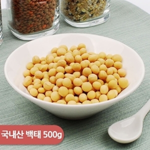 작심밀도 건강한밥상 국내산 백태 메주콩 500g