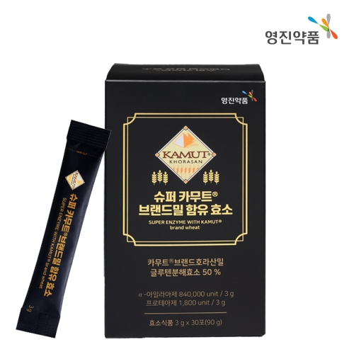 영진약품 슈퍼 카무트 브랜드밀 함유효소 30포