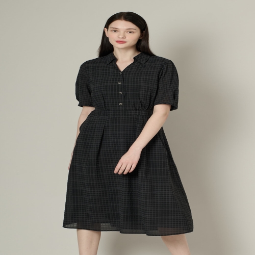 올앤선드리 영패션 테이나 체크 원피스A4M4O622