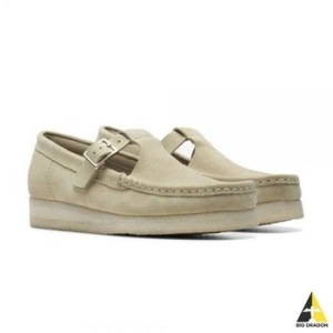 클락스 WALLABEE T BAR MAPLE 스웨이드 26175665 왈라비 T바 블랙