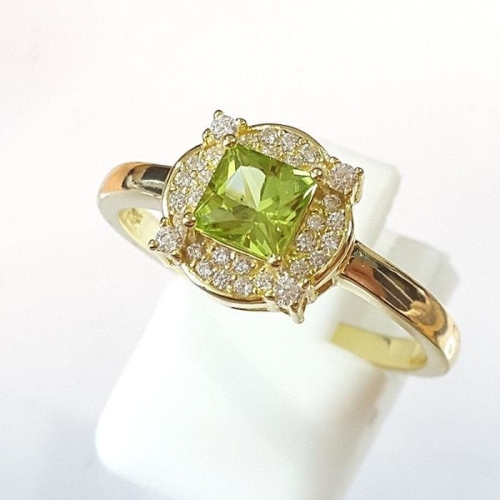 블루케이  하이퀄 페리도트원석 반지240413-08탄생석