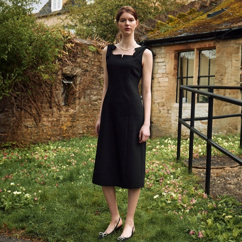 온앤온 어깨 리본 탈부착 원피스 NEW4XOC10