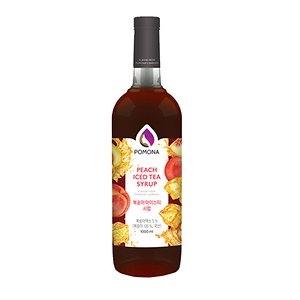 (주)카파아이엔티 포모나 복숭아 아이스티 시럽 1L