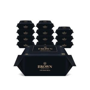 VIP 골드 브라운 물티슈 캡형 20매