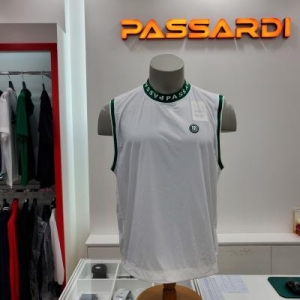 파사디 남성 라운드 RIB에리 우븐 베스트WH_Q24MWV691X 40966_Q24MWV691XWH