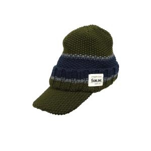 선라인  모자 Sunline CP-5157 츠바 첨부 니트 캡 F 카키 낚시 도구 336600 10168727