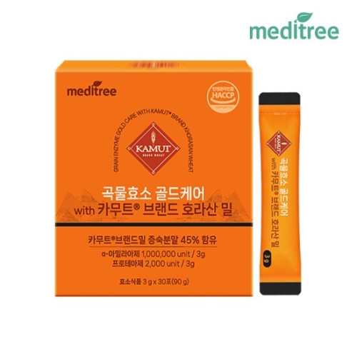 메디트리 곡물효소 골드케어 카무트 3g 30포