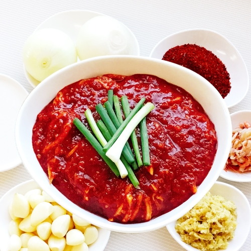 해도지에프앤비  장독 김치양념 국산재료 김칫속 1kg