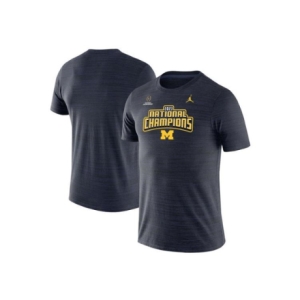 조던 Michigan College 남성 티셔츠 SW_NKZZ216037