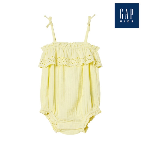 갭키즈 아일릿 러플 거즈 바디수트 857440-01-9_LYE