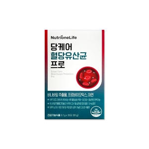 뉴트리원 당케어 혈당&유산균 프로 30포