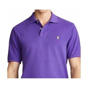 폴로랄프로렌 폴로 랄프 로렌 sz XS 셔츠 퍼플 옐로우 포니 LA 골드 커스텀 슬림핏 767325976990