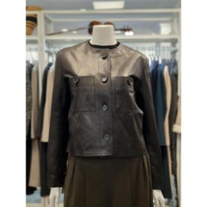 쏠레지아 셀러허브 아울렛 S 세이브존07 리얼레더 크롭 자켓 SON9XJK320 셀러허브