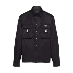 프라다 삼각로고 리나일론 포켓 버클 셔츠 자켓 블랙 SC548 1WQ8 F0002