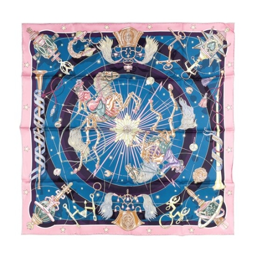 에르메스 엘러브 코러스 스텔라룸 까레스카프 70 4HS0126