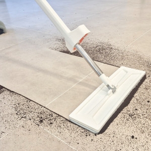 윈프라이스  노터치 세척 밀대 막대걸레 극세사 물걸레청소포 극세사 패드 2장구성