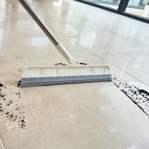 윈프라이스  올인원 실리콘 스퀴지 빗자루 미용실 거실 청소도구