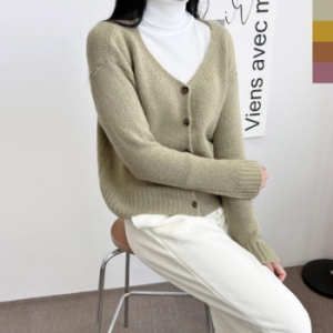 라일리 Rly 2L-UPP 1012 여자 소프트 부클니트 가디건 13528357