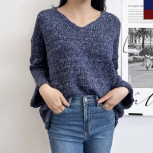 라일리 Rly 2L-UPP 1037 여자브이넥 도톰 보카시니트 13528374