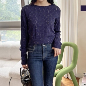 오노마 ONM UPP 1050 여자핏좋은 라운드 크롭니트 11102295A