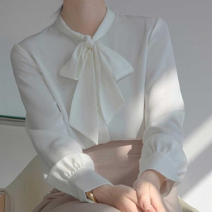 오노마 ONM 여성 면접 모임 인사 블라우스 출근룩 코디 11104484A