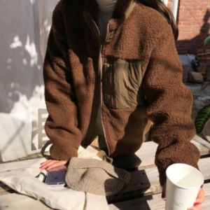 오노마 ONM 겨울 여성 리버시블 뽀글이 플리스 양면 후리스점퍼 11104534A