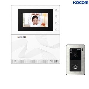 코콤  비디오폰 초인종 포함 세트 디지털 인터폰 교체 설치 K2S VP-43HW Y KC-94