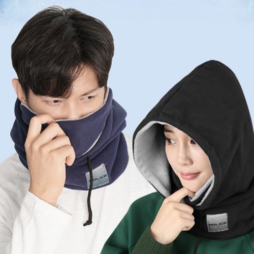 폴리스 기모 후드 넥워머 워머 방한마스크 털모자 방한용품 방한 바라클라바 판촉물 판촉 _Z231206 03.HERC 극세사넥워머-..