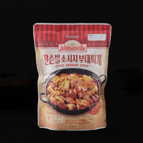 신세계푸드  피코크 쟌슨빌 소시지 부대찌개 1kg