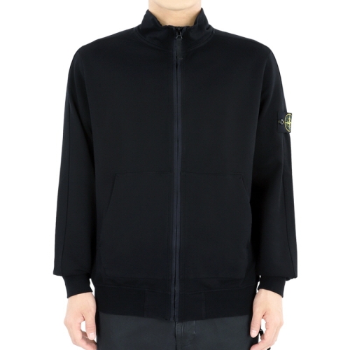 스톤아일랜드 남성 와펜 패치 코튼 블랜드 트랙자켓 네이비_801564952 V0020