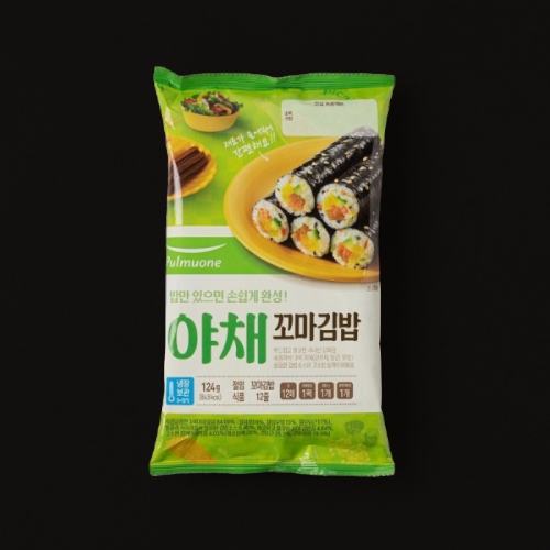 풀무원  꼬마 야채김밥 124g