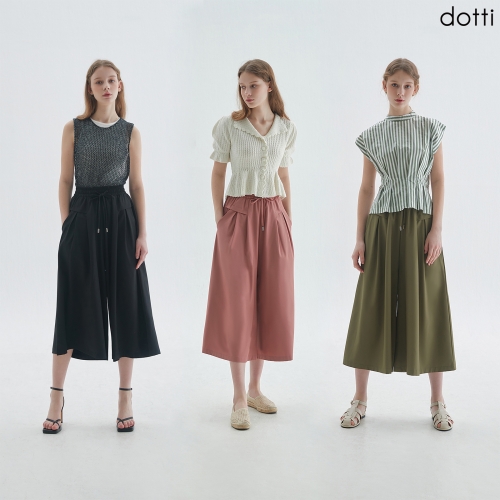 도티 dotti 여성 24 SUMMER 큐롯 와이드 8부 팬츠 3종 PSSW