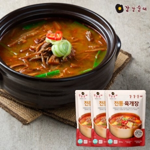 강강술래  전통 육개장500g 3팩 3개 500g