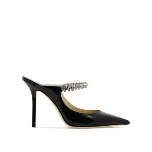 지미추 Bing 100 sabot BING 100PATBLACK Mules