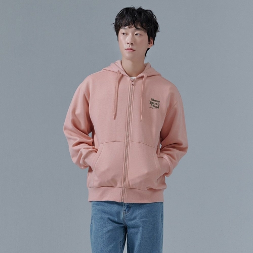 체이스컬트 공용 기모 후드 집업-CFZU4307C0P