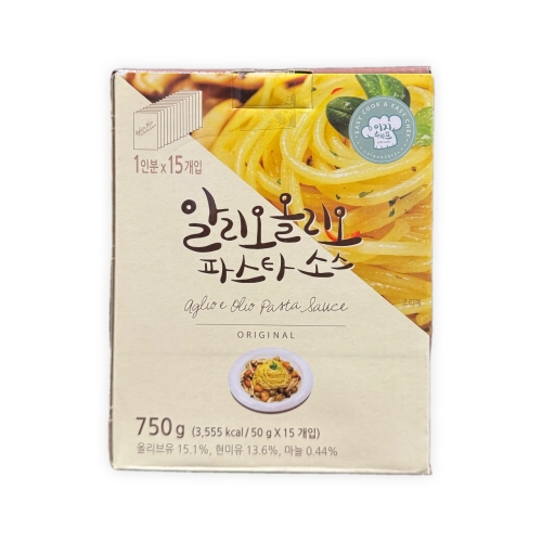 코스트코 파스타소스 이지쉐프 알리오올리오 파스타 소스 50g 15